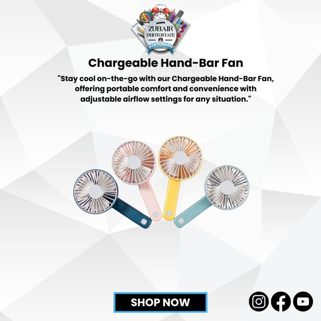 Chargeable Hand-Bar Fan